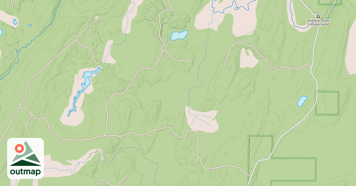 Map of BRISS LAKE ROAD