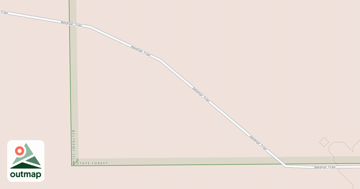 Map of Warroad/Roseau Trails