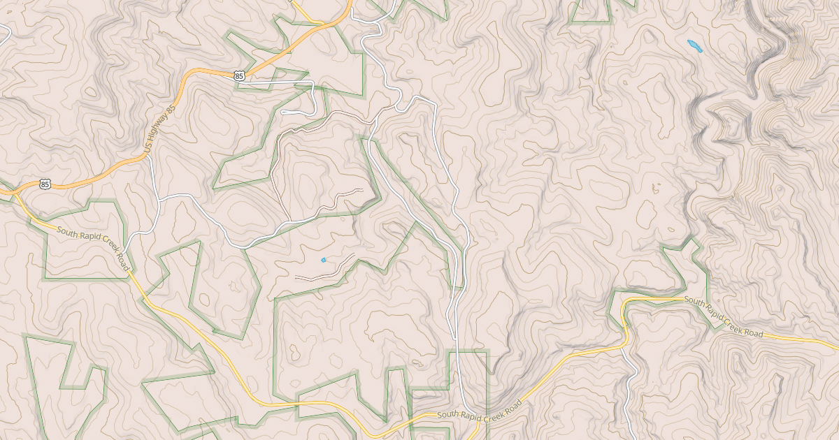 Map preview of BOLES CANYON