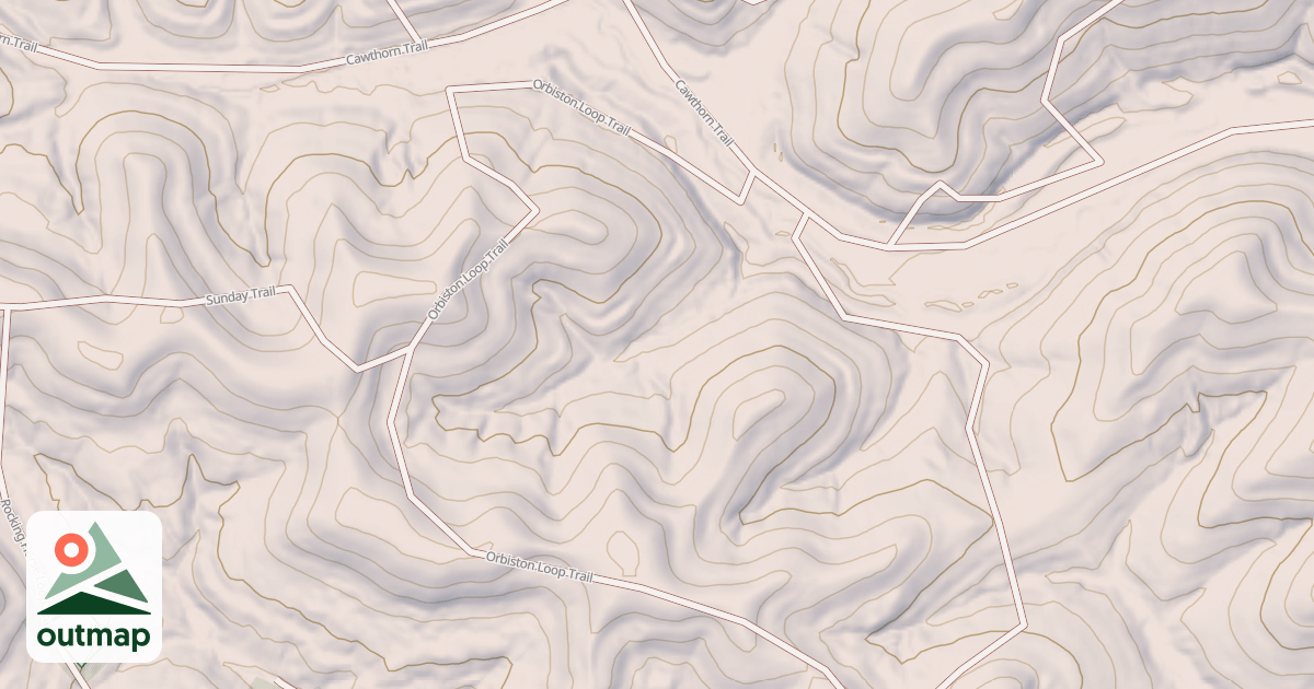 Map of Orbiston Loop