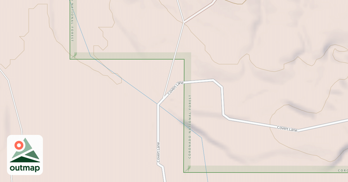 Map of ANDERSON MINE