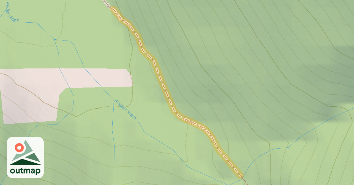 Map of Asulkan Valley Trail