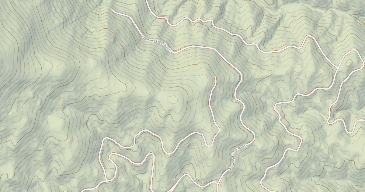 Map preview of KLAHOWYA CREEK L