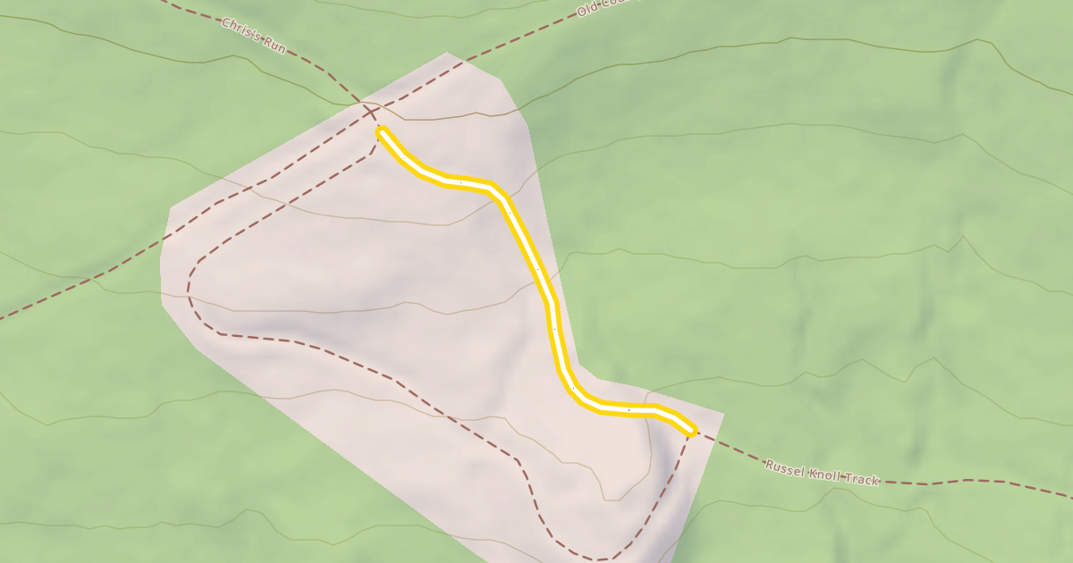 Map preview of Russel Knoll Track