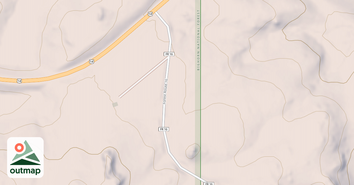 Map of BLACK MOUNTAIN