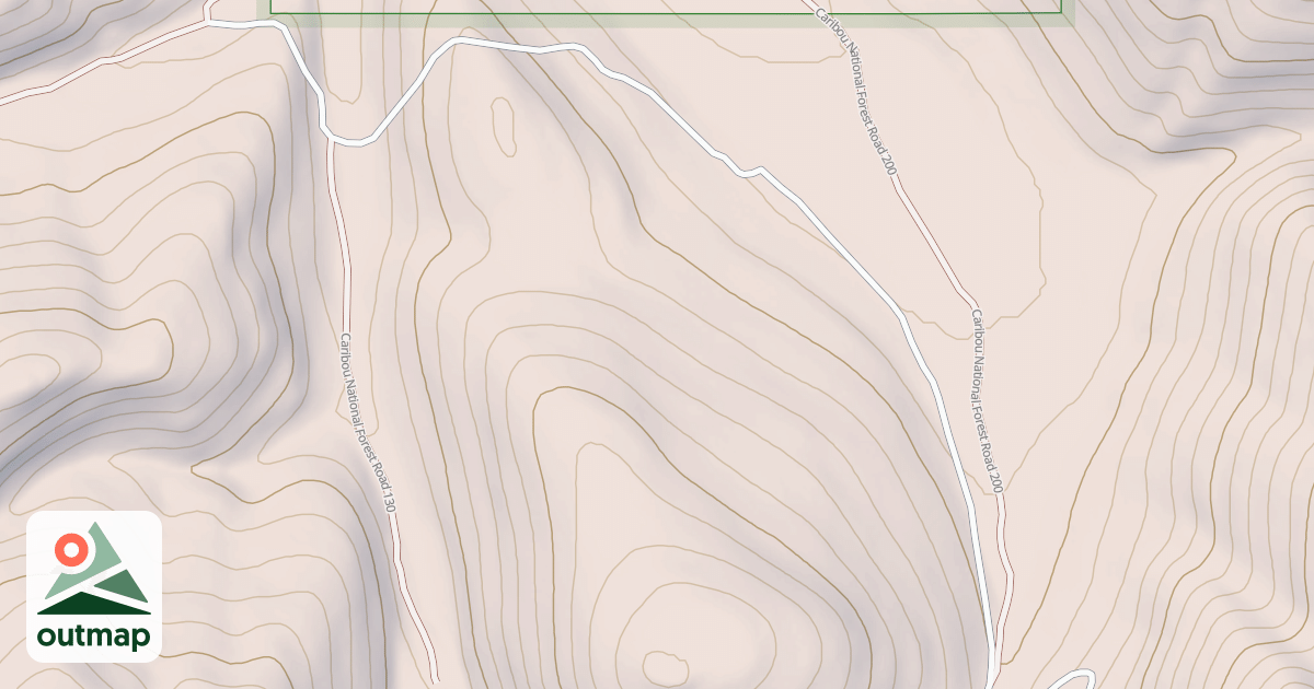 Map of DRY FORK - MEADOW SPRINGS