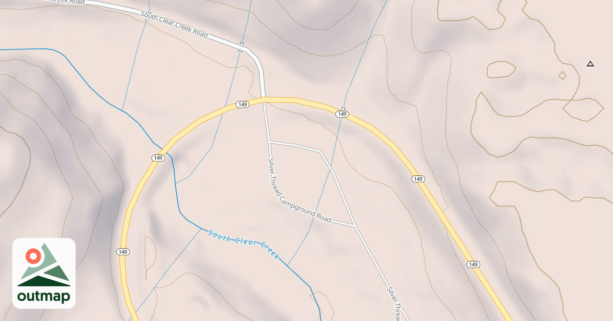 Map of SILVER THREAD CG