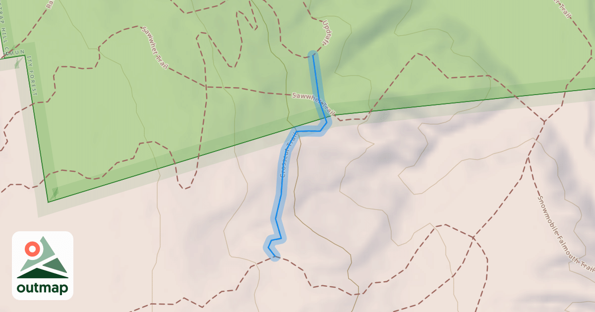 Map of Crosscut Trail