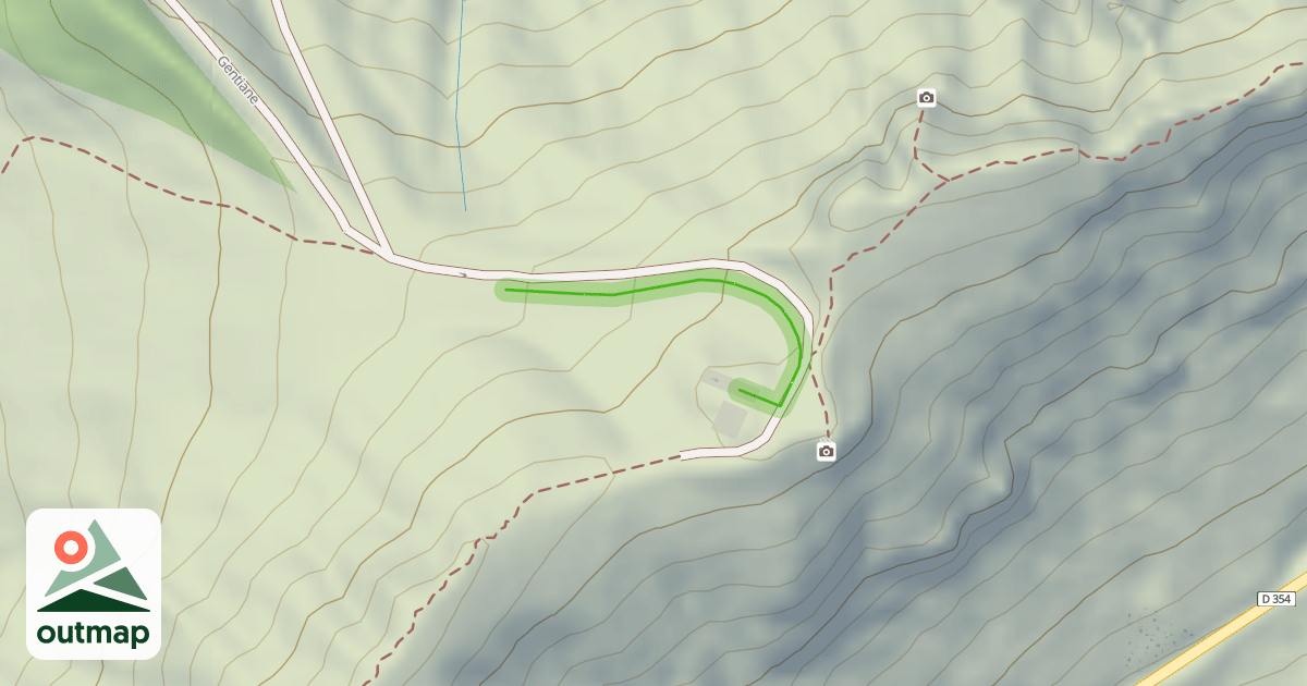 Map of Gentiane