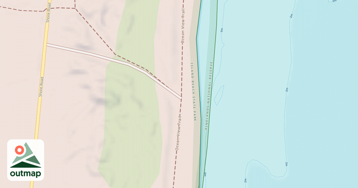 Map of Ocean View Trail