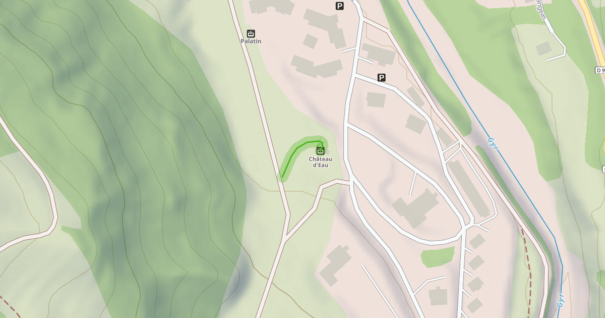 Map preview of Mur du Château d'eau