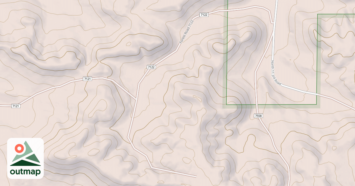 Map of 7122