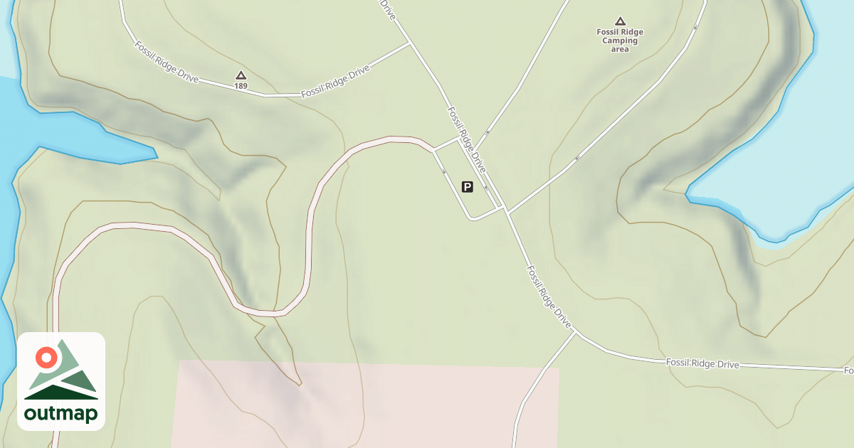 Map of Pee Wee Practice Area
