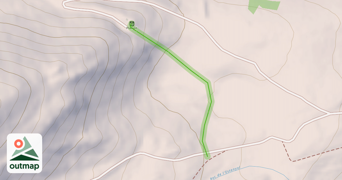 Map of Liaison Planeil - Font Frède