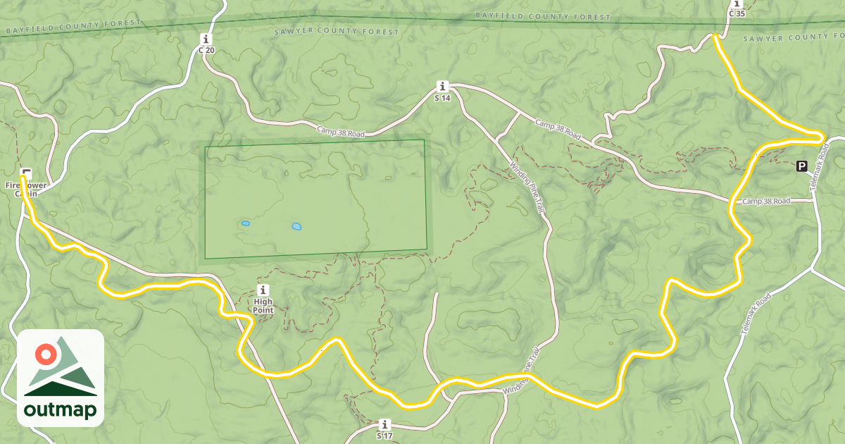 Map of Birkie Classic
