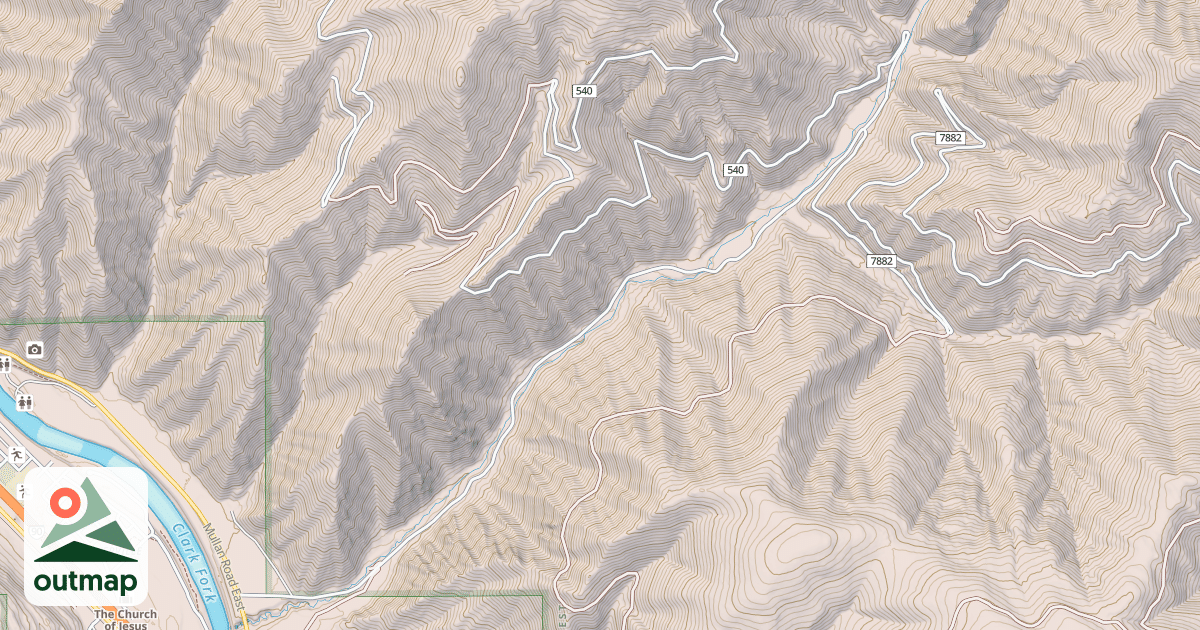 Map of JOHNSON CREEK