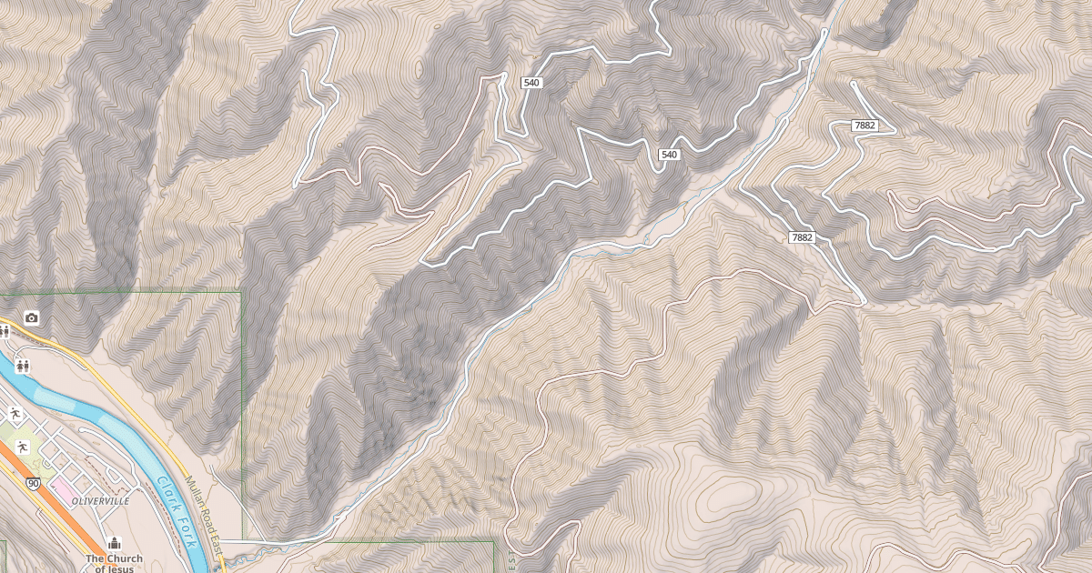 Map preview of JOHNSON CREEK