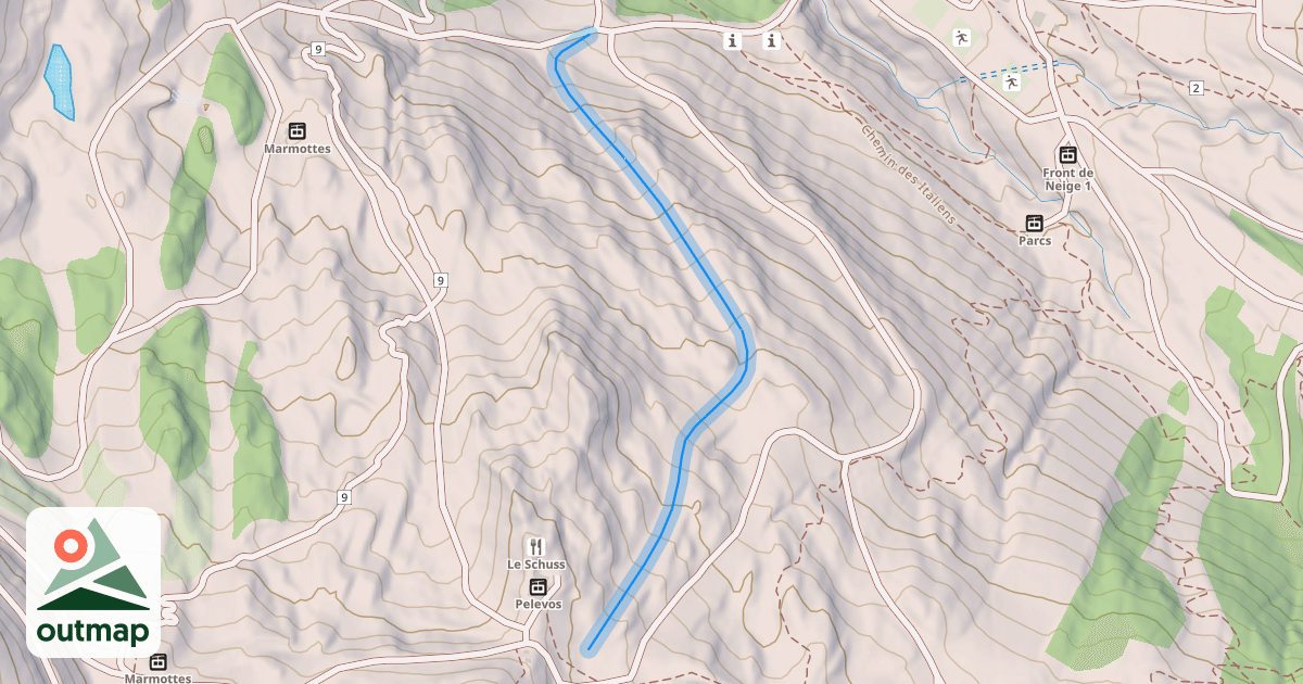 Map of Sapins
