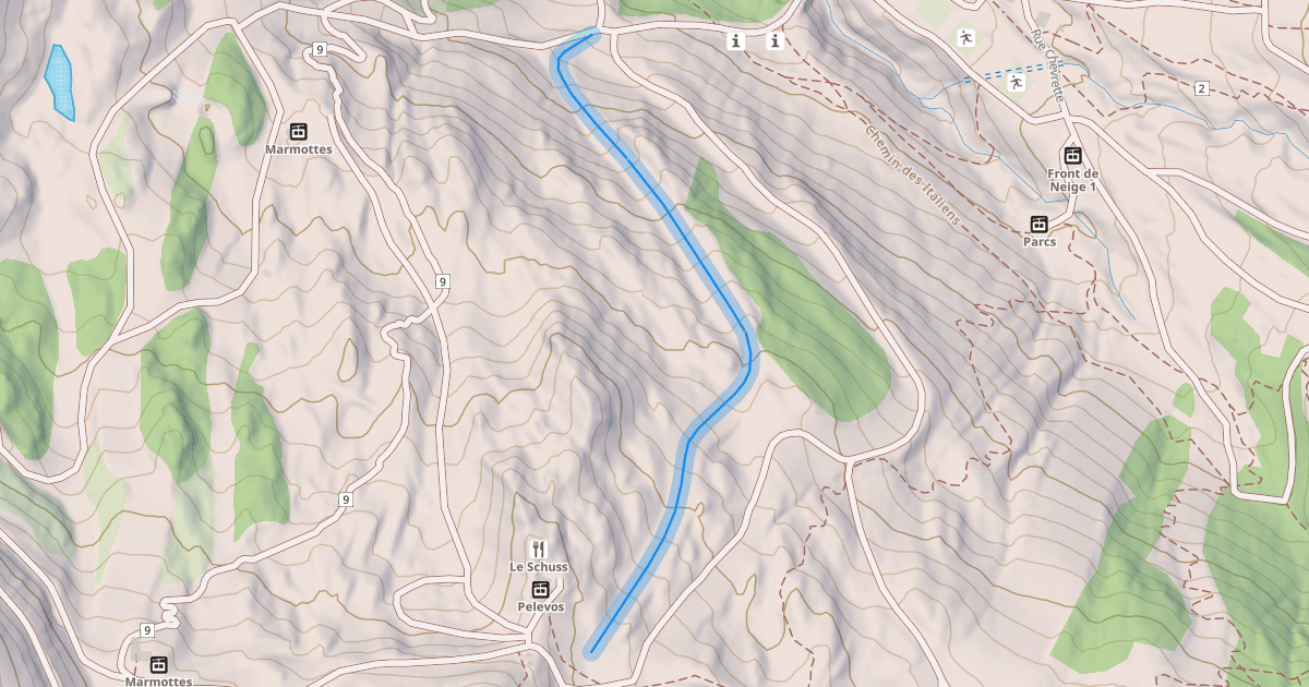 Map preview of Sapins