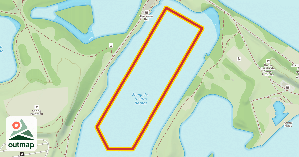 Map of Téléski nautique