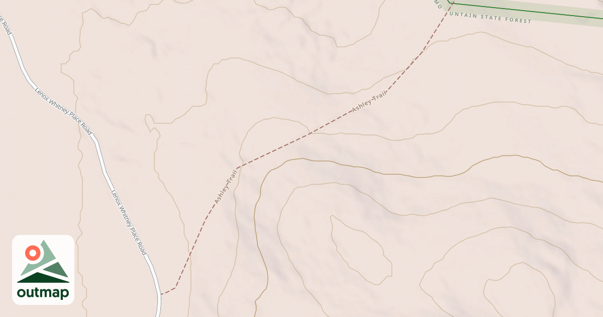 Map of Ashley Trail