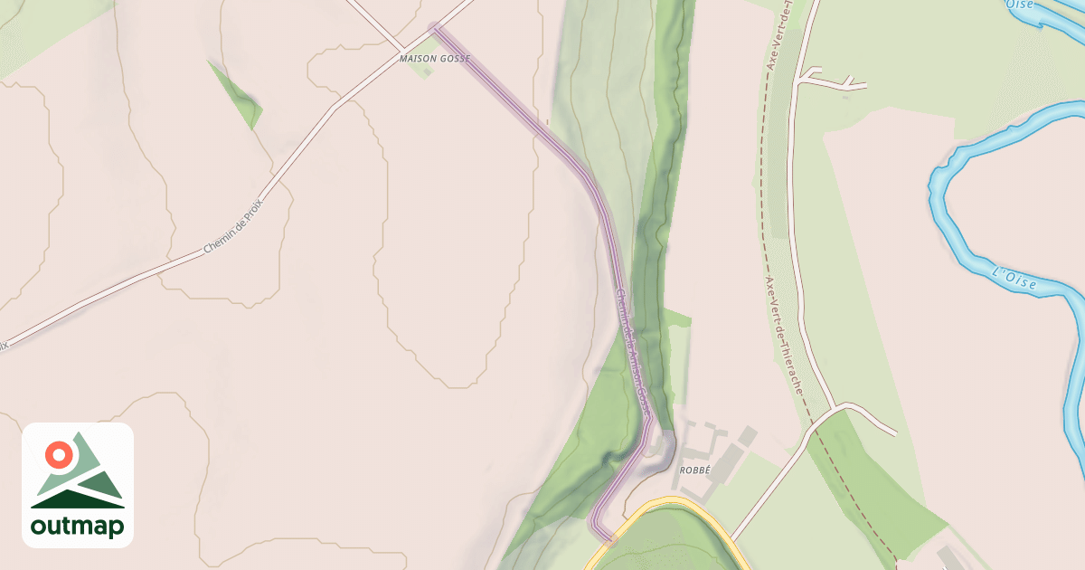 Map of Chemin de la Amison Gosse