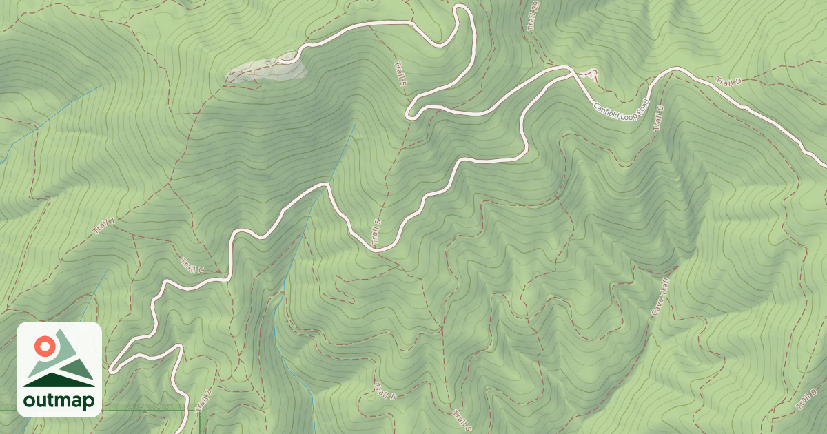 Map of USFS Motor Vehicle Use Map Trails 7394