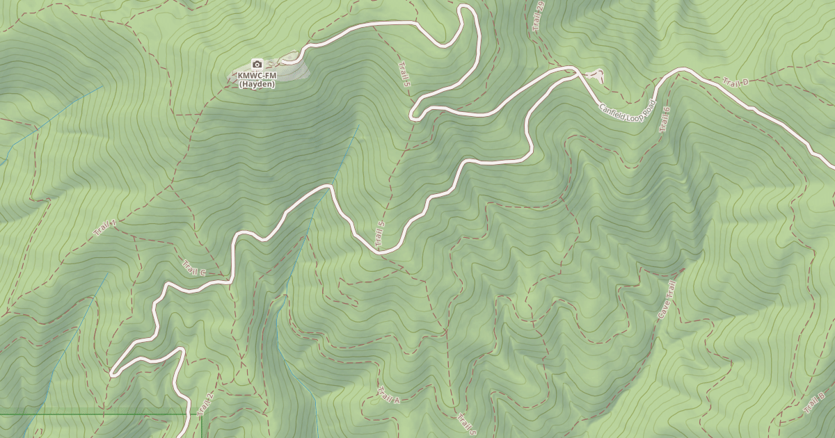 Map preview of USFS Motor Vehicle Use Map Trails 7394