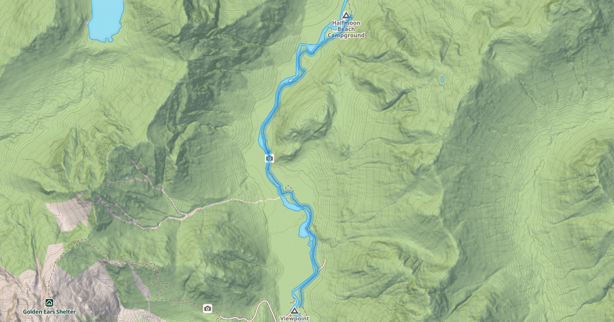 Map preview of East Canyon Trail