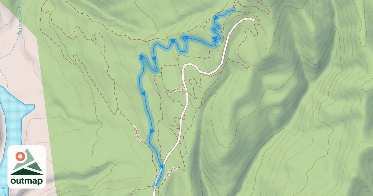 Map of Dude Sweet