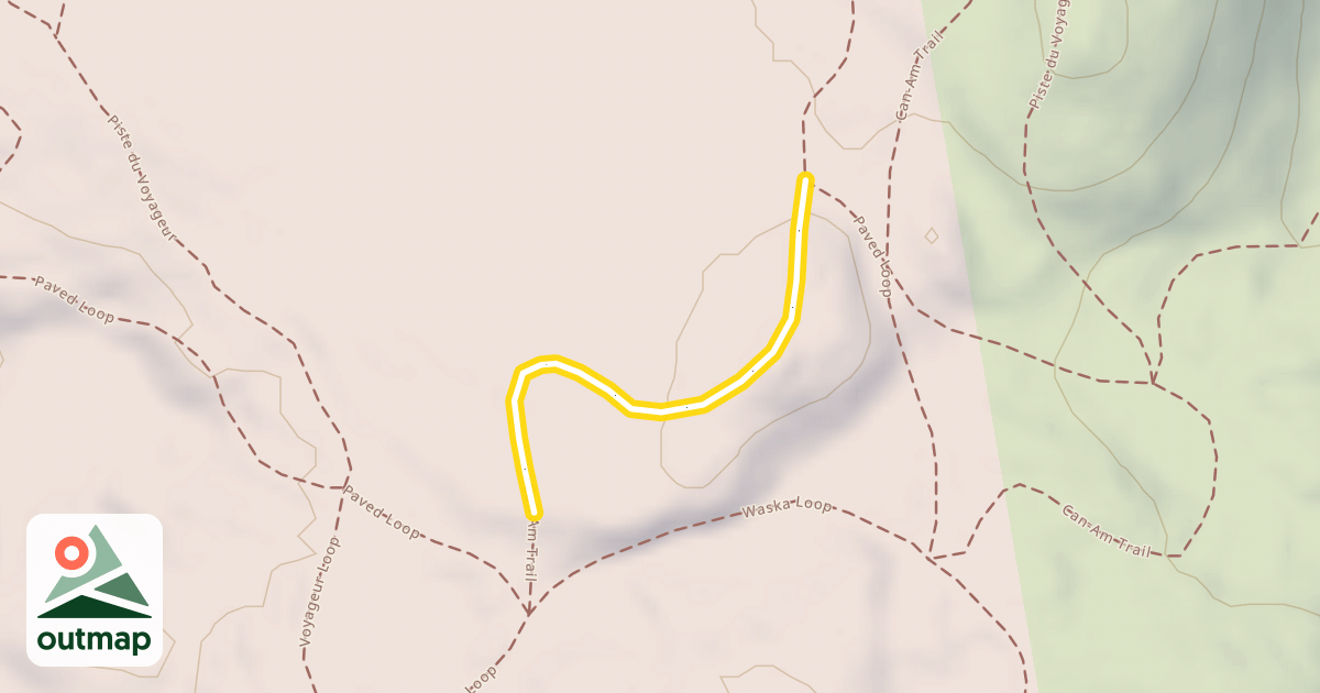 Map of Can-Am Trail