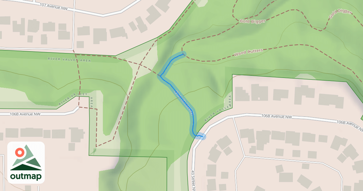 Map of 43rd St Access