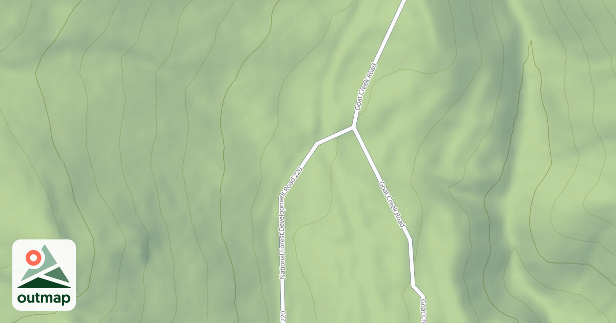 Map of DRY CREEK A