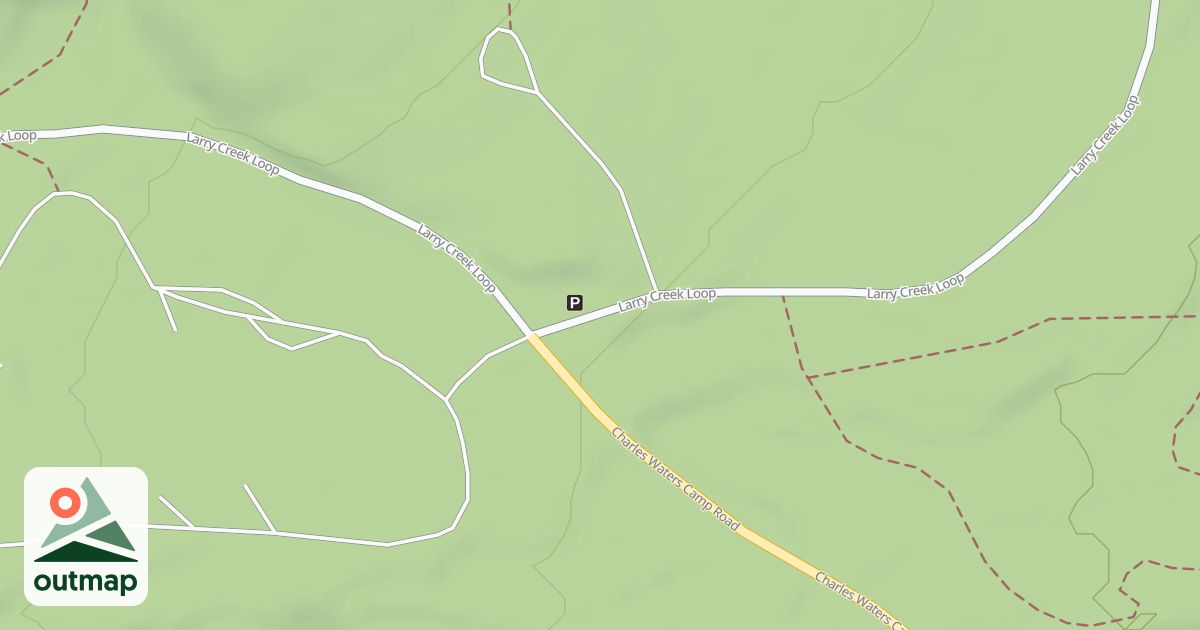 Map of (FDR) LOWER LARRY LOOP