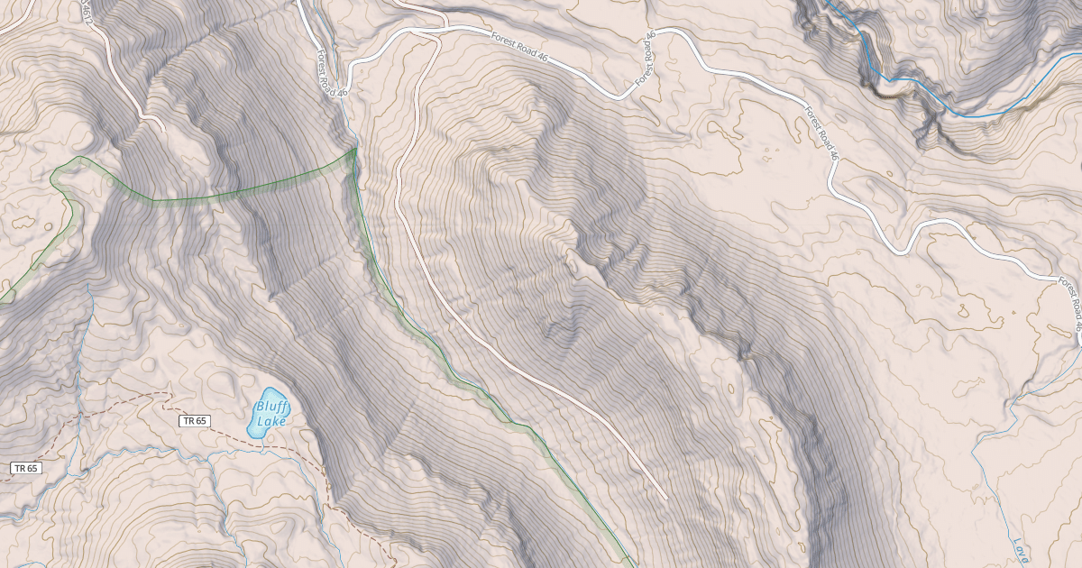 Map preview of DAM CREEK