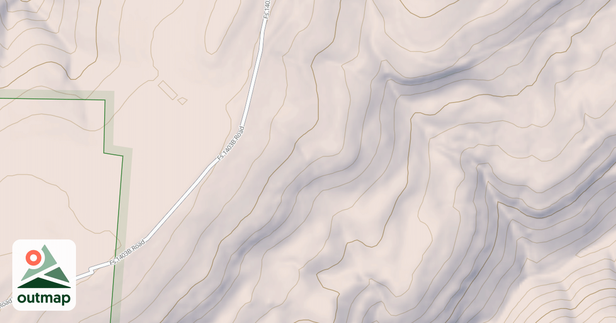 Map of USFS Motor Vehicle Use Map Roads {DF7F18E6-1541-4745-B1C7-53D5983962CC}