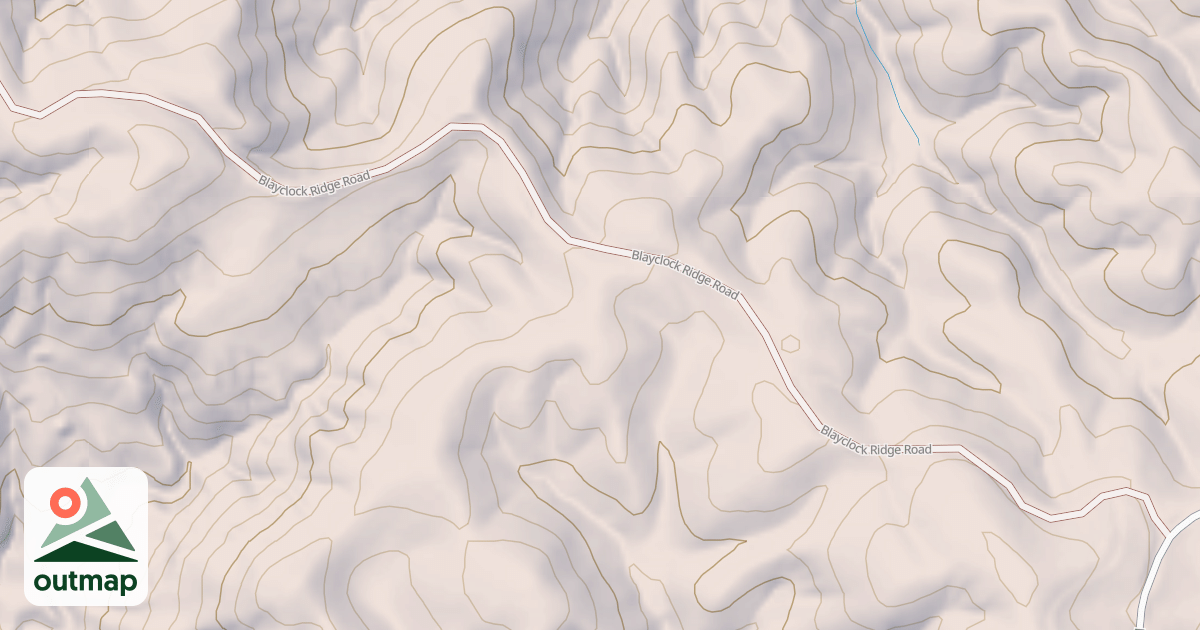 Map of BLAYCLOCK RIDGE