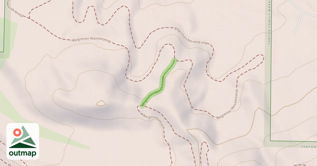 Map of Beginner North Loop