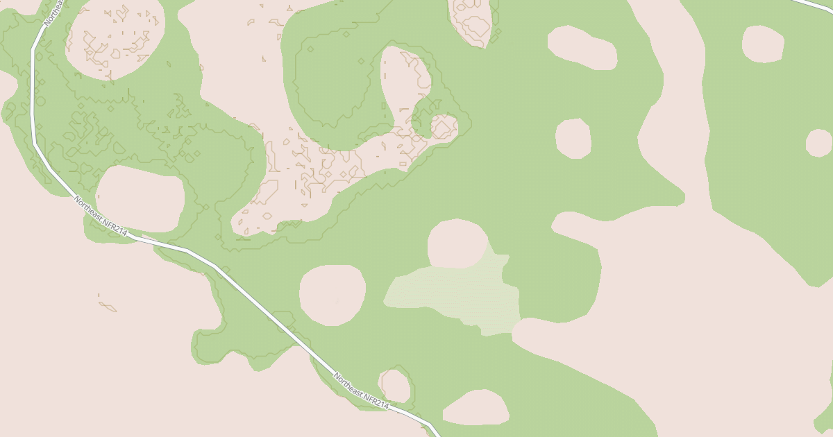 Map preview of USFS National Forest System Roads {A0D4A73A-A8DF-43FE-A833-95EF28709735}
