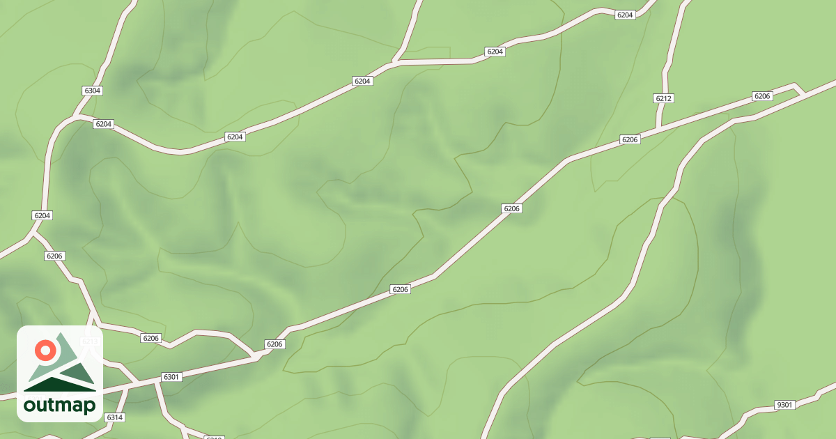 Map of USFS Motor Vehicle Use Map Trails 19877