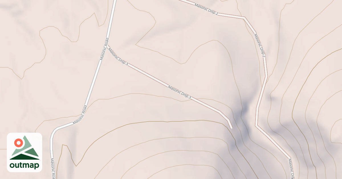 Map of MASONIC DISP 3