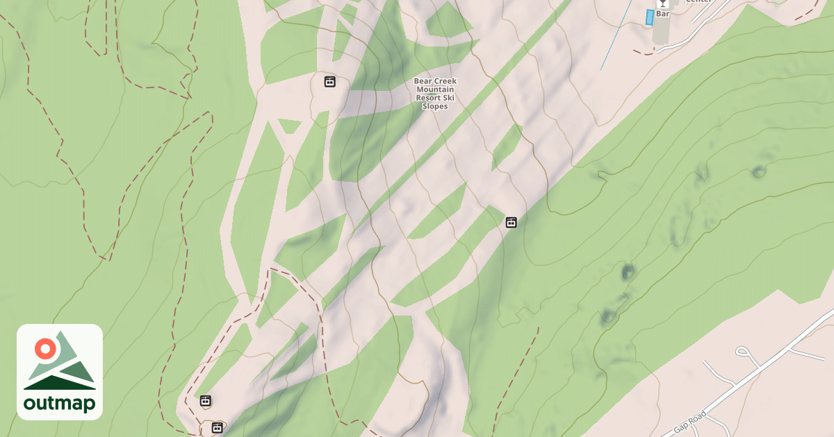 Map of Cascade Park