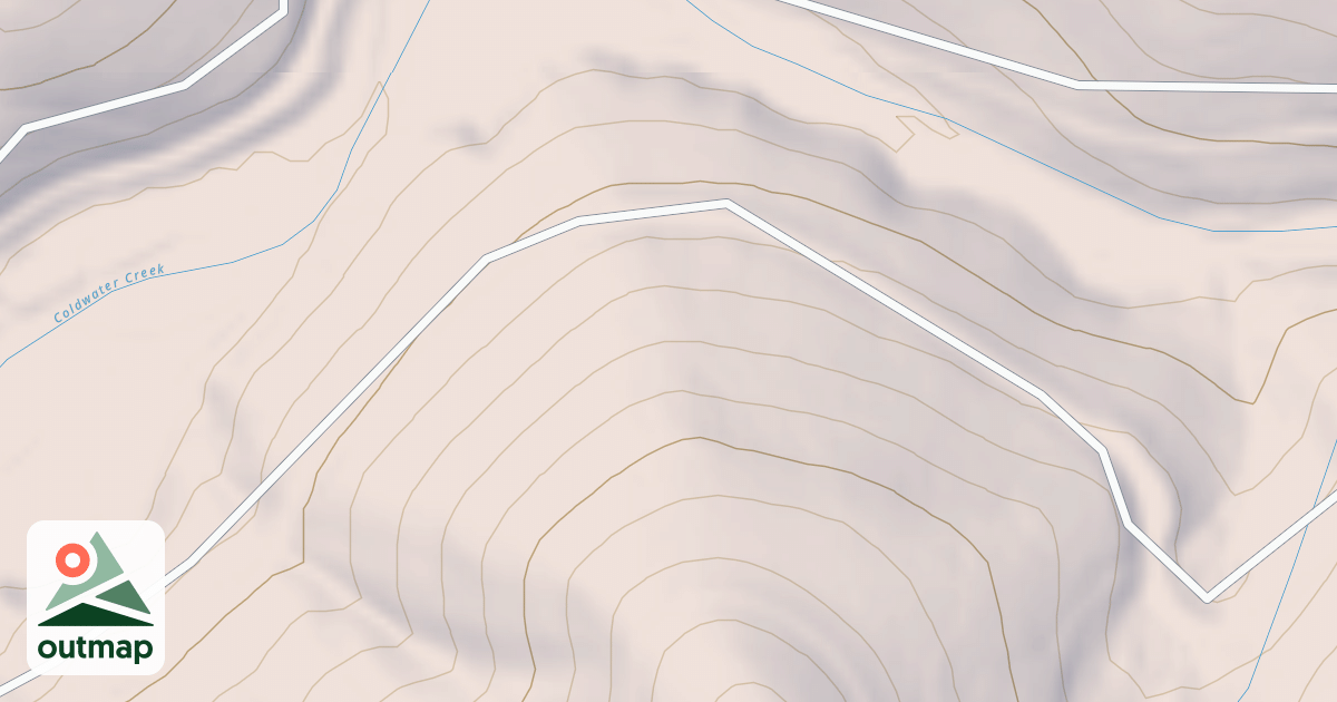 Map of CHINA GULCH