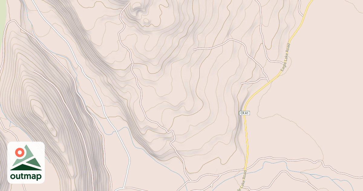 Map of CAVE RIDGE