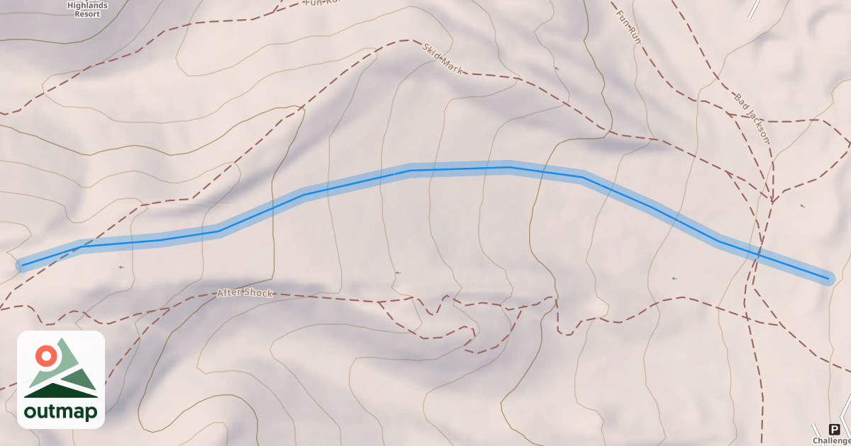 Map of Amy's Run