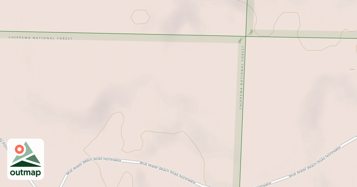 Map of BLUEWATER BEACH ROAD SPUR BA