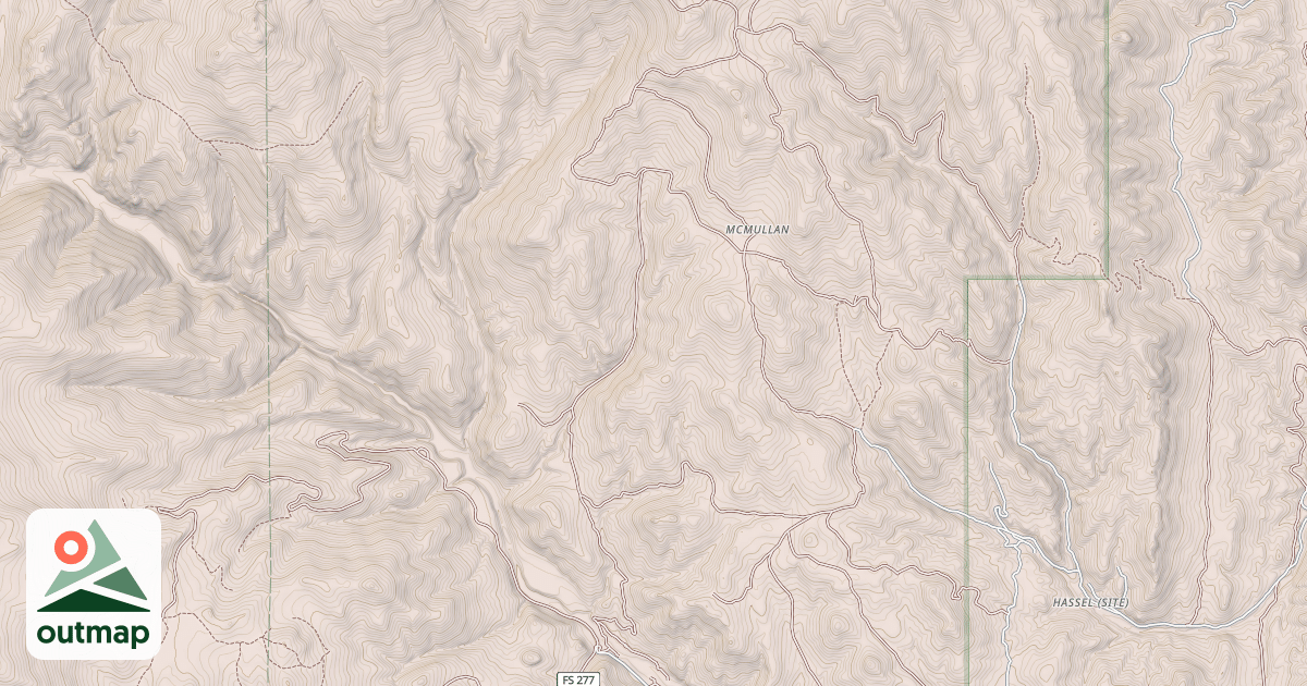 Map of WEASEL CREEK