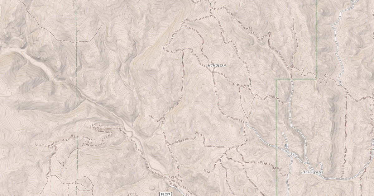Map preview of WEASEL CREEK