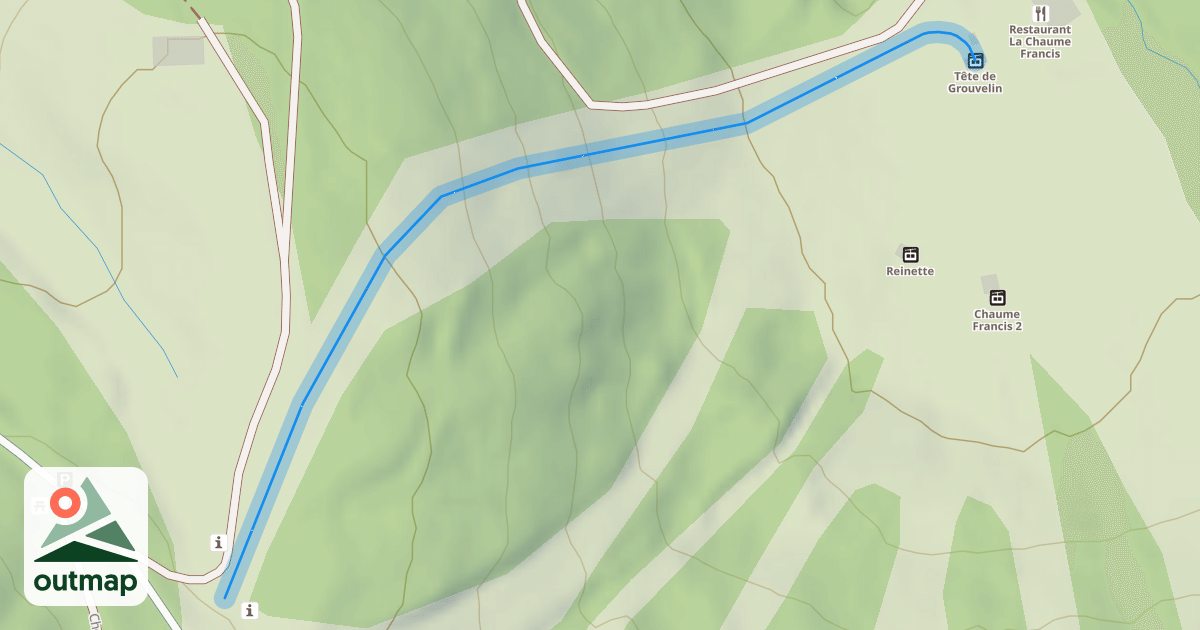 Map of Le Loup