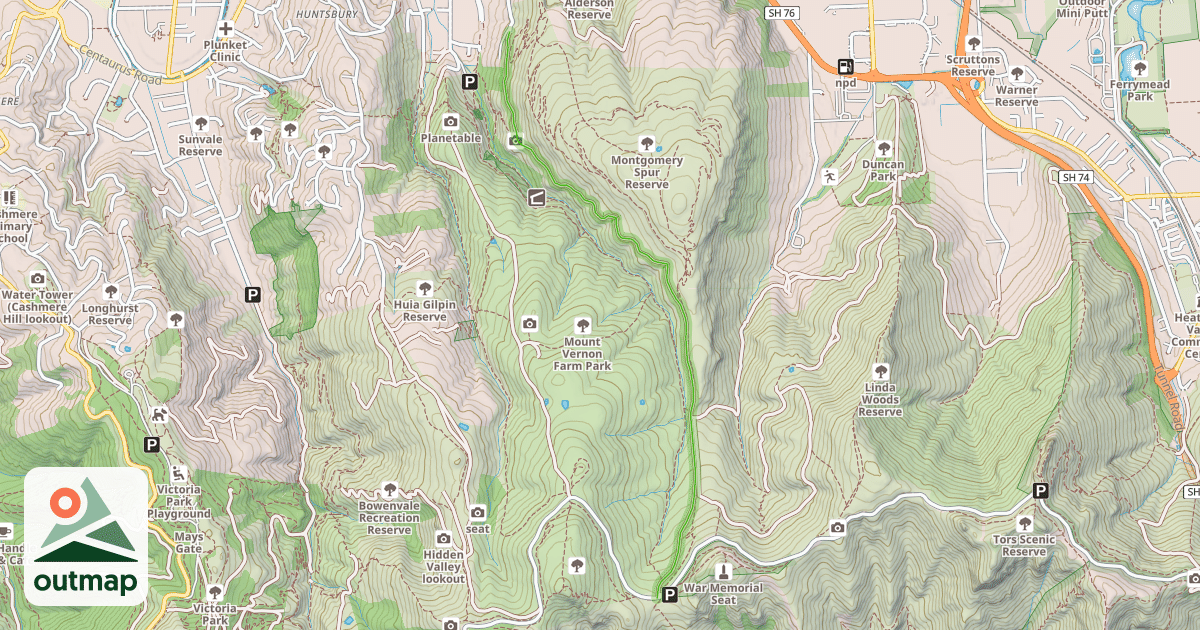 Map of Rapaki Track